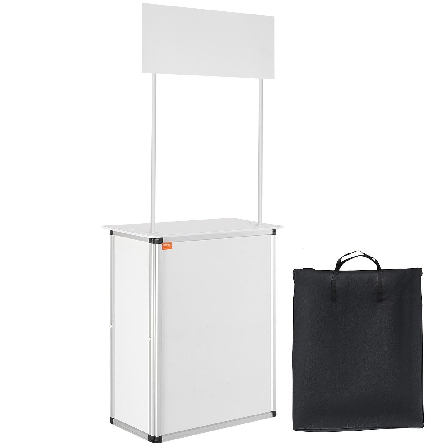 Portable Exhibition Display Counter with Storage, 1.8m, Foldable and Lightweight