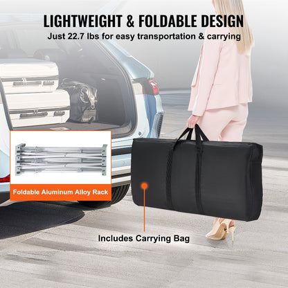 VEVOR Portable Tradeshow Podium Table, 1300 x 465 x 950 mm, Display Exhibition Counter