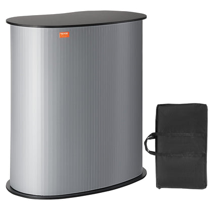 Portable Exhibition Counter Table, 0.9 x 0.49 x 0.94 m, Foldable with Carry Bag