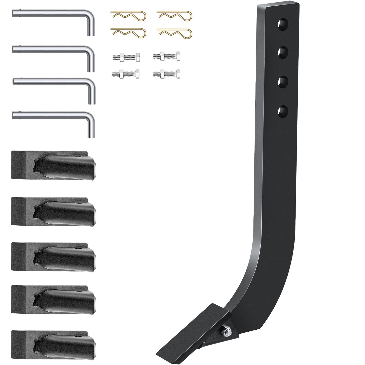 VEVOR Box Blade Shank, 46.4cm Scarifier Shank, 4 Holes Box Scraper Shank, Ripper