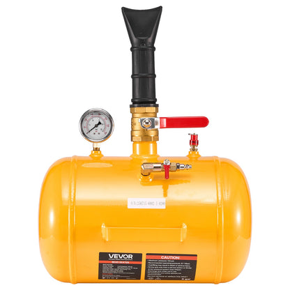 Air Tire Bead Seater, 5 Gal / 18.9 L, Heavy Duty Tire Bead Blaster Tool, 87-116 PSI Operating Pressure, Air Trigger Seating Inflator for Pickup, Truck, ATV, Jeep, Van, Lawn Tractor, RV, Yellow
