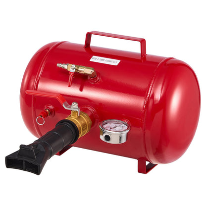 Air Tire Bead Seater, 5 Gal / 18.9 L, Heavy Duty Tire Bead Blaster Tool, 87-116 PSI Operating Pressure, Air Trigger Seating Inflator for Pickup, Truck, ATV, Jeep, Van, Lawn Tractor, RV, Red