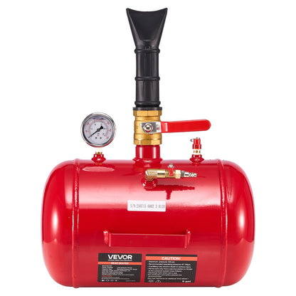 Air Tire Bead Seater, 5 Gal / 18.9 L, Heavy Duty Tire Bead Blaster Tool, 87-116 PSI Operating Pressure, Air Trigger Seating Inflator for Pickup, Truck, ATV, Jeep, Van, Lawn Tractor, RV, Red