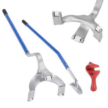 Manual Steel Tire Changer Tool with Bead Breaker, Fits 571-622 mm Tires