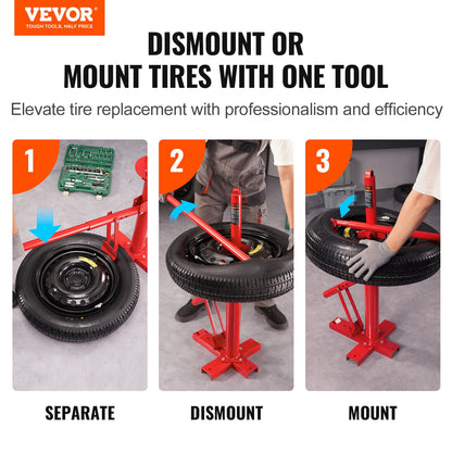 VEVOR Manual Tire Changer, Portable Hand Bead Breaker Mounting Tool for 203 - 406