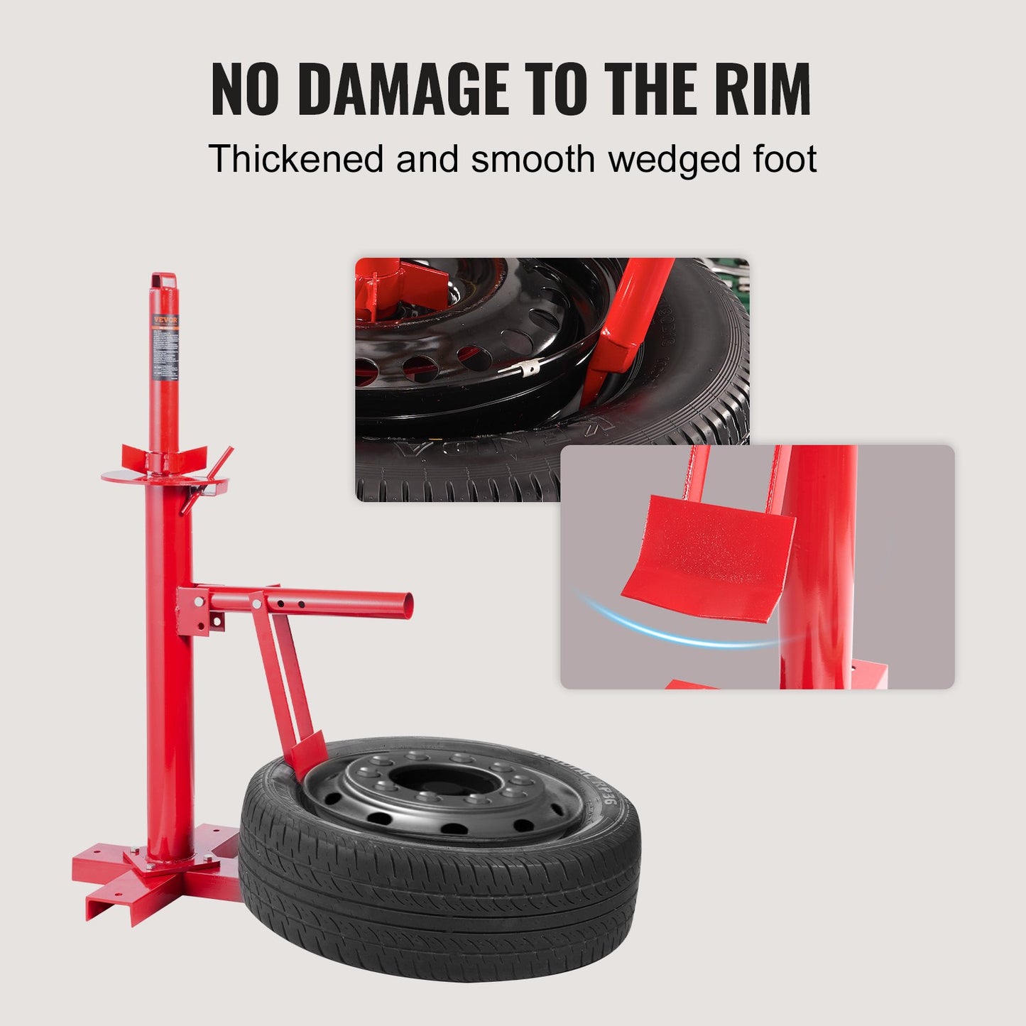 VEVOR Manual Tire Changer, Portable Hand Bead Breaker Mounting Tool for 203 - 406