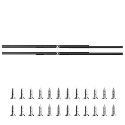 VEVOR Undermount Drawer Slides 1000 mm Under Stair Cabinet Rails 117 KG Load