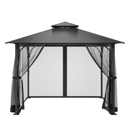 VEVOR Replacement Mesh Gazebo Netting Screen for 10x10x 6.7 ft Patio, Net Only
