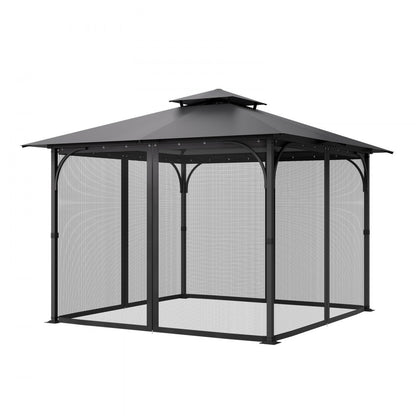 VEVOR Replacement Mesh Gazebo Netting Screen for 10x10x 6.5 ft Patio, Net Only