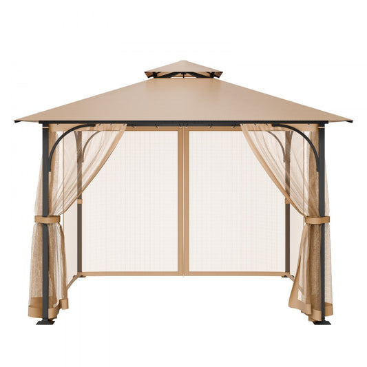 VEVOR Replacement Mesh Gazebo Netting Screen for 10x10x7 ft Patio, Net Only