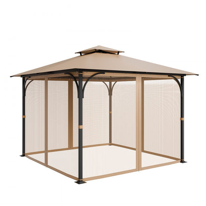 VEVOR Replacement Mesh Gazebo Netting Screen for 10x10x7 ft Patio, Net Only