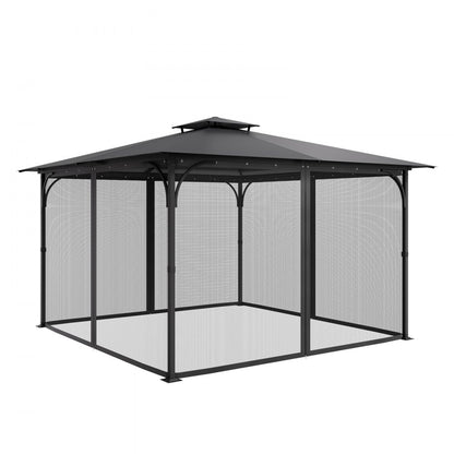 VEVOR Replacement Mesh Gazebo Netting Screen for 12x12x7.5 ft Patio, Net Only