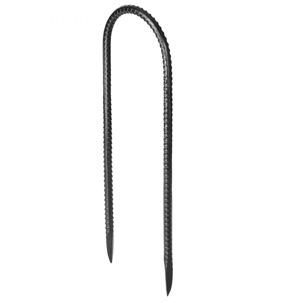 VEVOR 304.8 mm 8 Pack Rebar Stakes Heavy Duty U Shape Galvanized Ground Anchors
