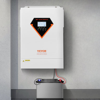 VEVOR Hybrid Solar Inverter Charger 6000W 220/230V Built-in 120A MPPT Controller