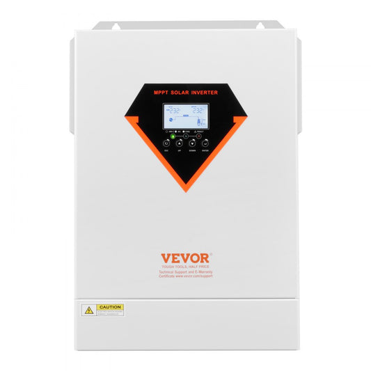 VEVOR Hybrid Solar Inverter Charger 6000W 220/230V Built-in 120A MPPT Controller