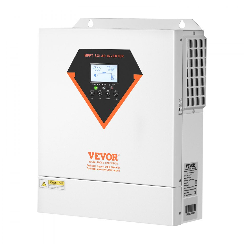 VEVOR Hybrid Solar Inverter Charger 3500W 220/230V Built-in 100A MPPT Controller