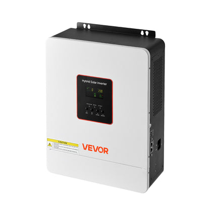 4000W Hybrid Solar Inverter, 24V DC to 230V AC, Pure Sine Wave Power Inverter Charger, with Built-in 120A MPPT Solar Controller, WiFi Module, Single-Phase, for Lead Acid Lithium Battery Off-Grid