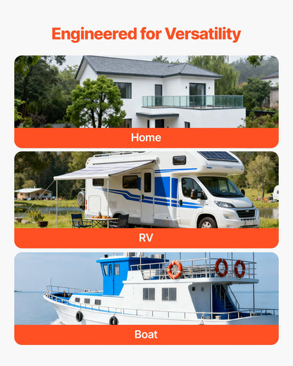 3000W Hybrid Solar Inverter, 24V DC to 230V AC, Pure Sine Wave Power Inverter Charger, Built-in 80A MPPT Solar Controller, Compatible with Lead Acid Lithium Battery, for Home, Camper, Off-Grid