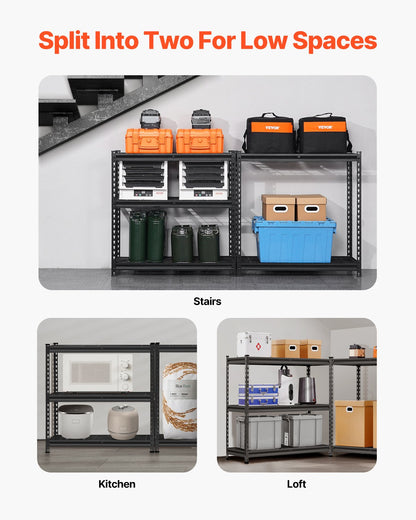 VEVOR Storage Shelves 5 Tier Adjustable Heavy Duty Garage Shelving Unit 907 kg