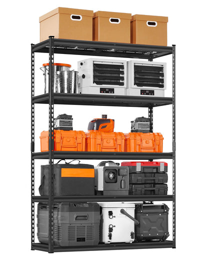 VEVOR Storage Shelves 5 Tier Adjustable Heavy Duty Garage Shelving Unit 1134 kg