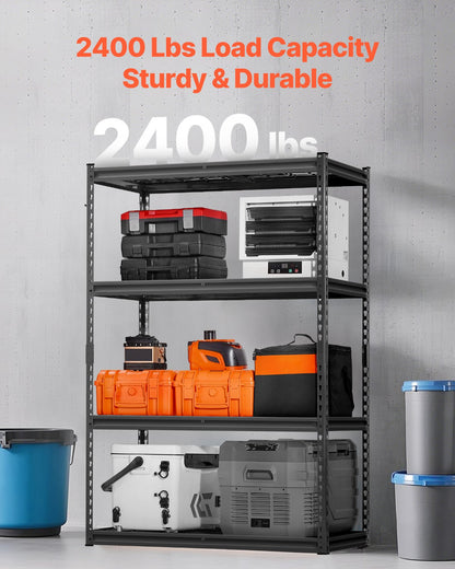 VEVOR Storage Shelves 4 Tier Adjustable Heavy Duty Garage Shelving Unit 1089 kg