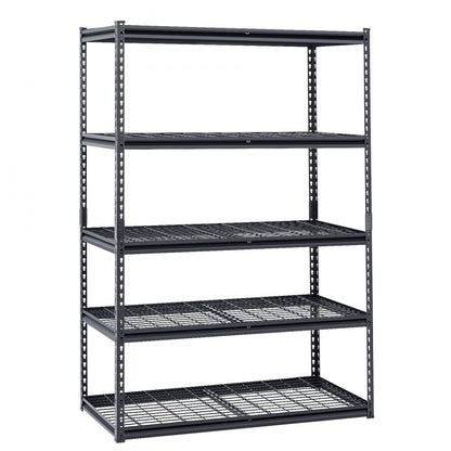 VEVOR Storage Shelves 5 Tier Adjustable Heavy Duty Garage Shelving Unit 1361 kg