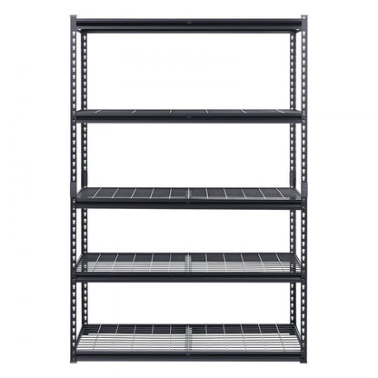 VEVOR Storage Shelves 5 Tier Adjustable Heavy Duty Garage Shelving Unit 1361 kg