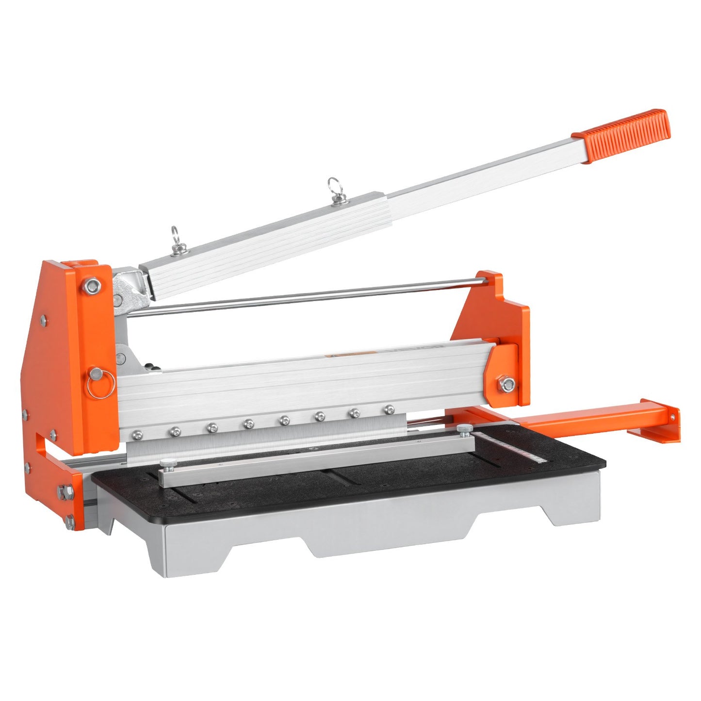 304.8mm Vinyl Floor Cutter, 16mm Thick Laminate Flooring Cutter with Upgraded Labor-Saving Aluminum-Alloy Lever, Telescoping Support Plate, Cuts Engineered Wood, LVT, VCT, SPC, LVP, WPC
