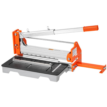 304.8mm Vinyl Floor Cutter, 16mm Thick Laminate Flooring Cutter with Upgraded Labor-Saving Aluminum-Alloy Lever, Telescoping Support Plate, Cuts Engineered Wood, LVT, VCT, SPC, LVP, WPC