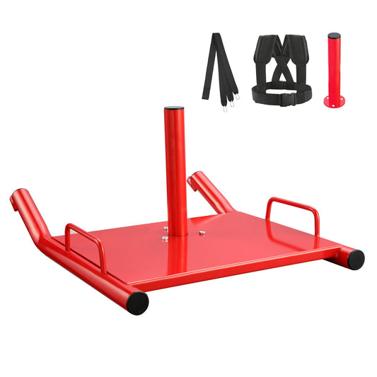 VEVOR Weight Training Pull Sled, Fitness Strength Speed Training Sled, Steel Power