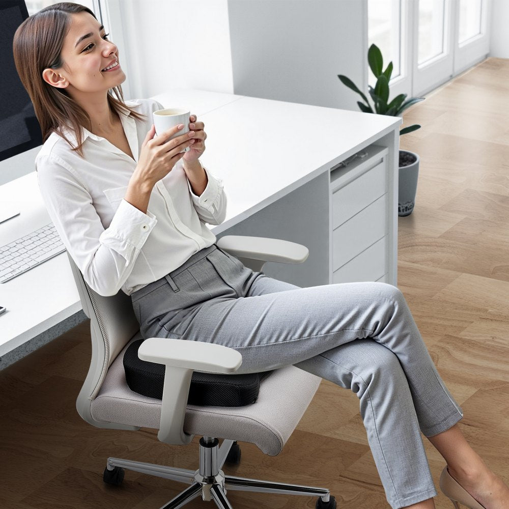 Seat Cushion Memory Foam Seat Chair Cushion for Back Hip Pressure Relief