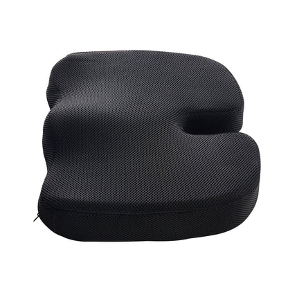 Seat Cushion, Cooling Gel + Memory Foam Seat Cushion, Pressure-Relief Wheelchair Seat Pad with U-Shaped Cutout & Removable Cover, Lightweight and Portable for Travel, Car, Office, Airplane