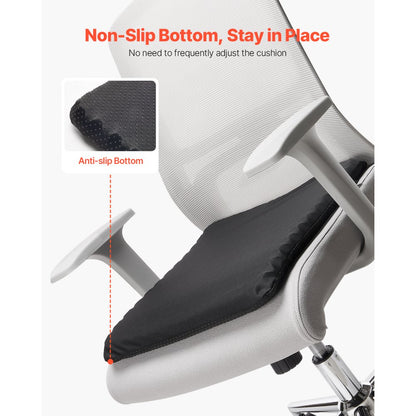 VEVOR Seat Cushion Cooling Gel Seat Chair Cushion for Hips Back Pressure Relief