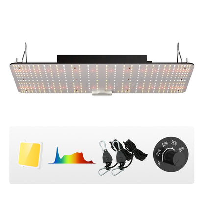 200W Full Spectrum LED Grow Light with Dimmable Samsung Diodes for Indoor Plants