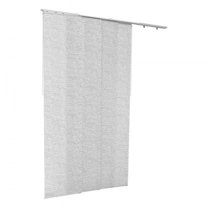 VEVOR Panel Track Blinds Extendable Track 116 cm to 218 cm W Trimmable Gray