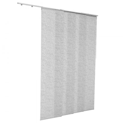 VEVOR Panel Track Blinds Extendable Track 116 cm to 218 cm W Trimmable Gray