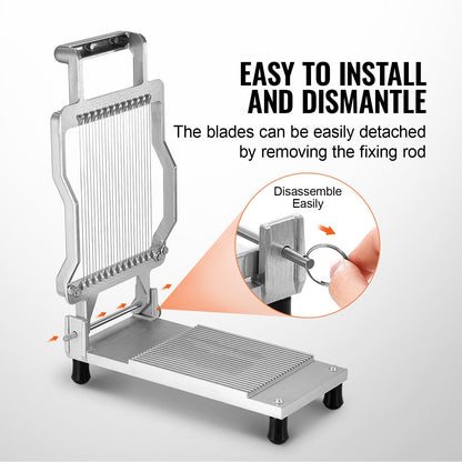 Ultra-Thin Cheese and Butter Slicer with 0.5 Meter Wire, Stainless Steel Blades