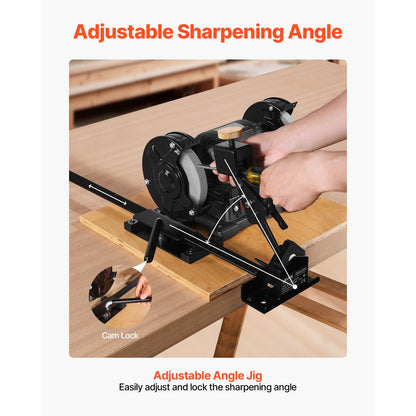 Pro Grind Sharpening System Multi-Grind Jig for 6" & 8" Bench Grinder