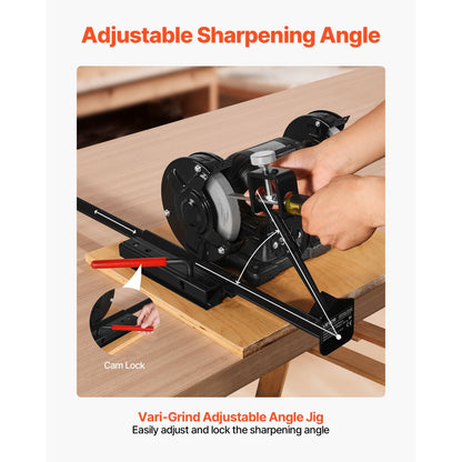 Multi-Grind Sharpening System Vari-Grind Jig for 6" & 8" Bench Grinders