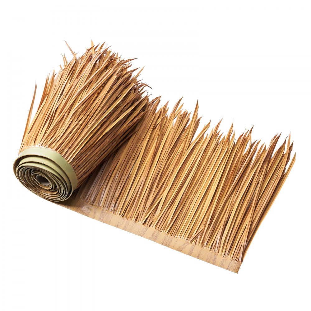 VEVOR 0.4 x 1 m Artificial Thatch Roofing Mexican Tiki Hut Grass Skirt Roof