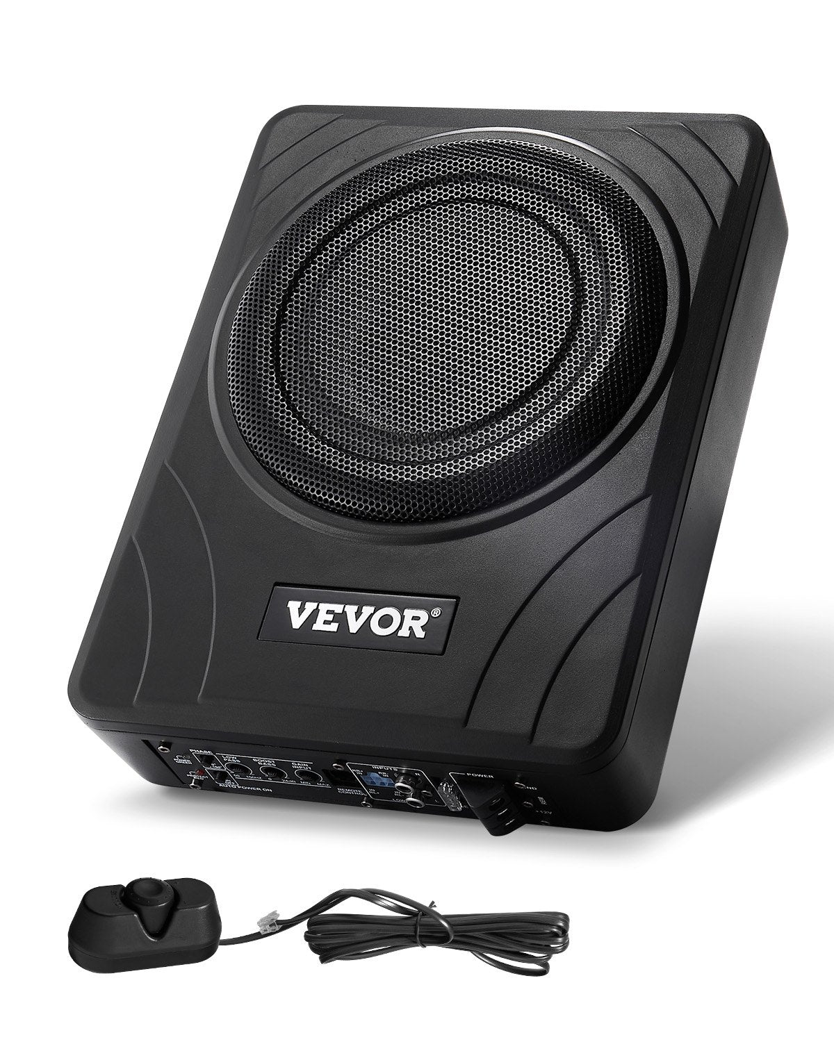 VEVOR 8" 300W Under Seat Car Subwoofer Slim Powered Car/Truck Subwoofer System