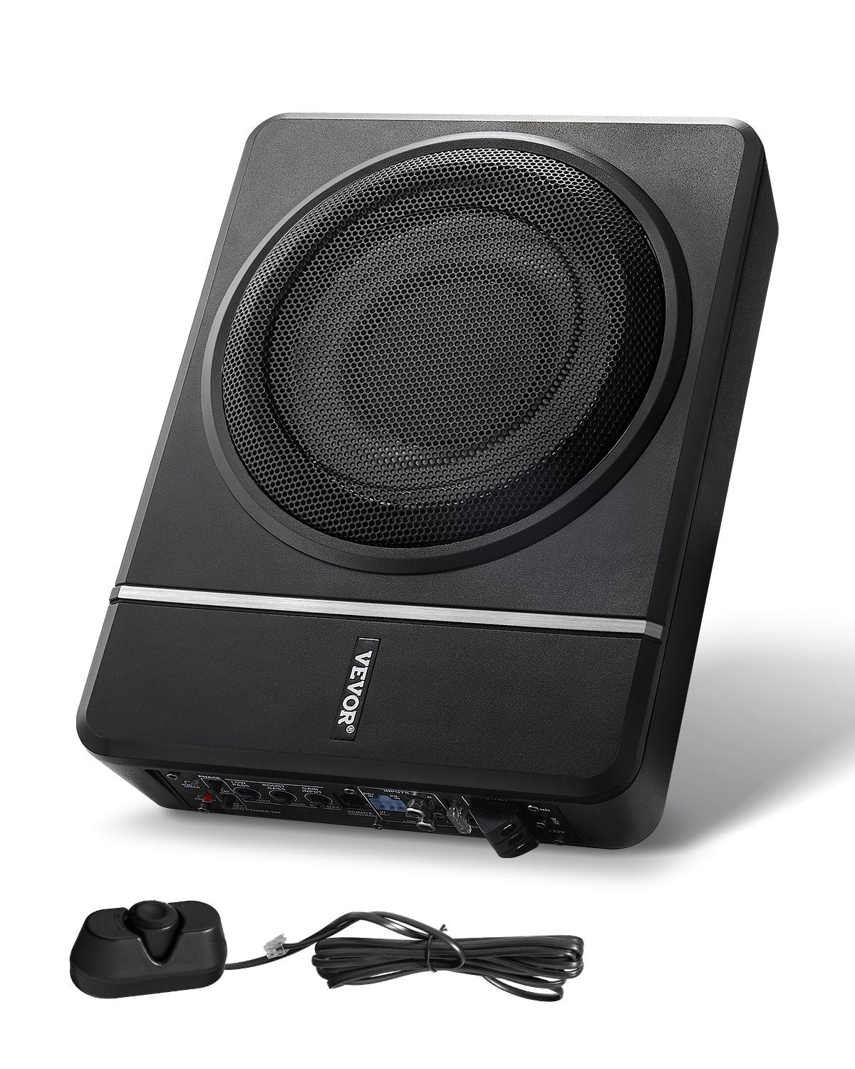 VEVOR 8" 240W Under Seat Car Subwoofer Slim Powered Car/Truck Subwoofer System