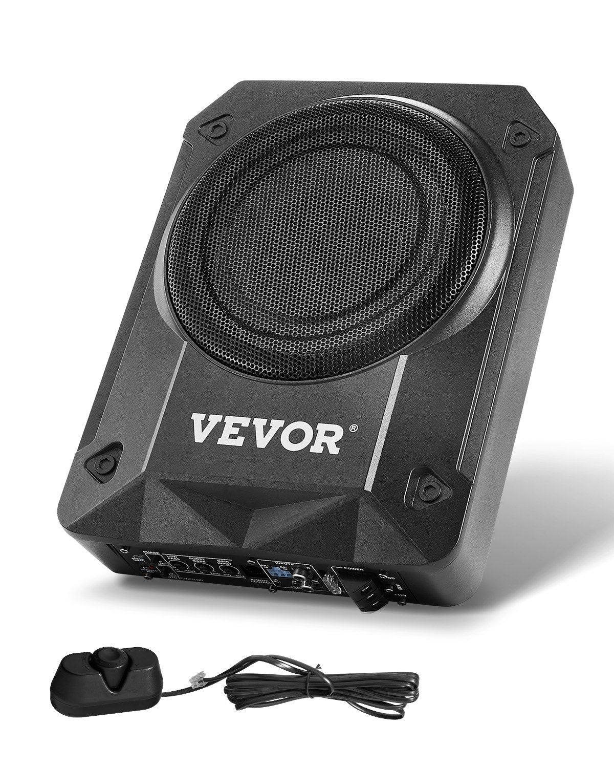 VEVOR 8" 800W Under Seat Car Subwoofer Slim Powered Car/Truck Subwoofer System