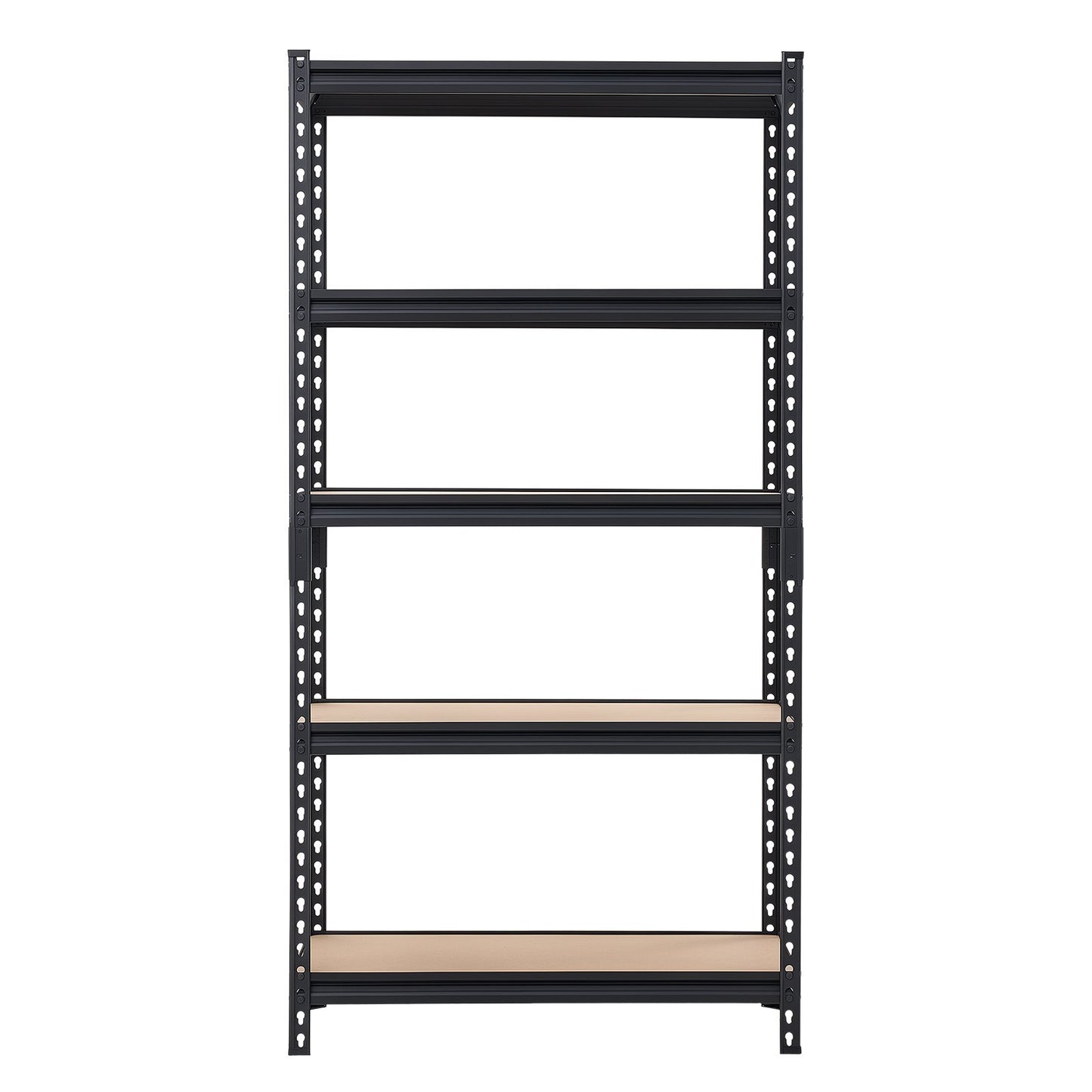 Storage Shelves, 5-Tier Adjustable, 907.2 kg Capacity, Heavy Duty Garage Storage Shelving Unit, Metal Utility Rack Shelf, for Kitchen Pantry Basement Bathroom, 822 mm W x 415 mm D x 1594 mm H