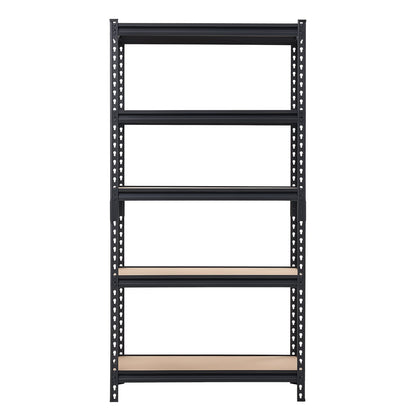 Storage Shelves, 5-Tier Adjustable, 907.2 kg Capacity, Heavy Duty Garage Storage Shelving Unit, Metal Utility Rack Shelf, for Kitchen Pantry Basement Bathroom, 822 mm W x 415 mm D x 1594 mm H