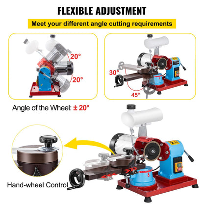 Electric Circular Saw Blade Sharpener, 370W, 220V, 3-27.5m, Wet Grinding