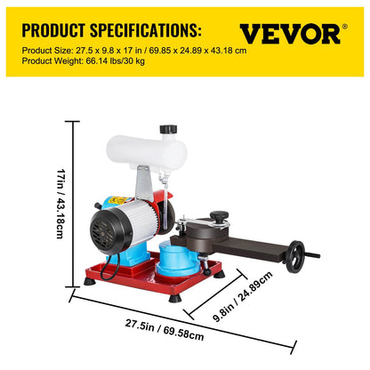Electric Circular Saw Blade Sharpener, 370W, 220V, 3-27.5m, Wet Grinding