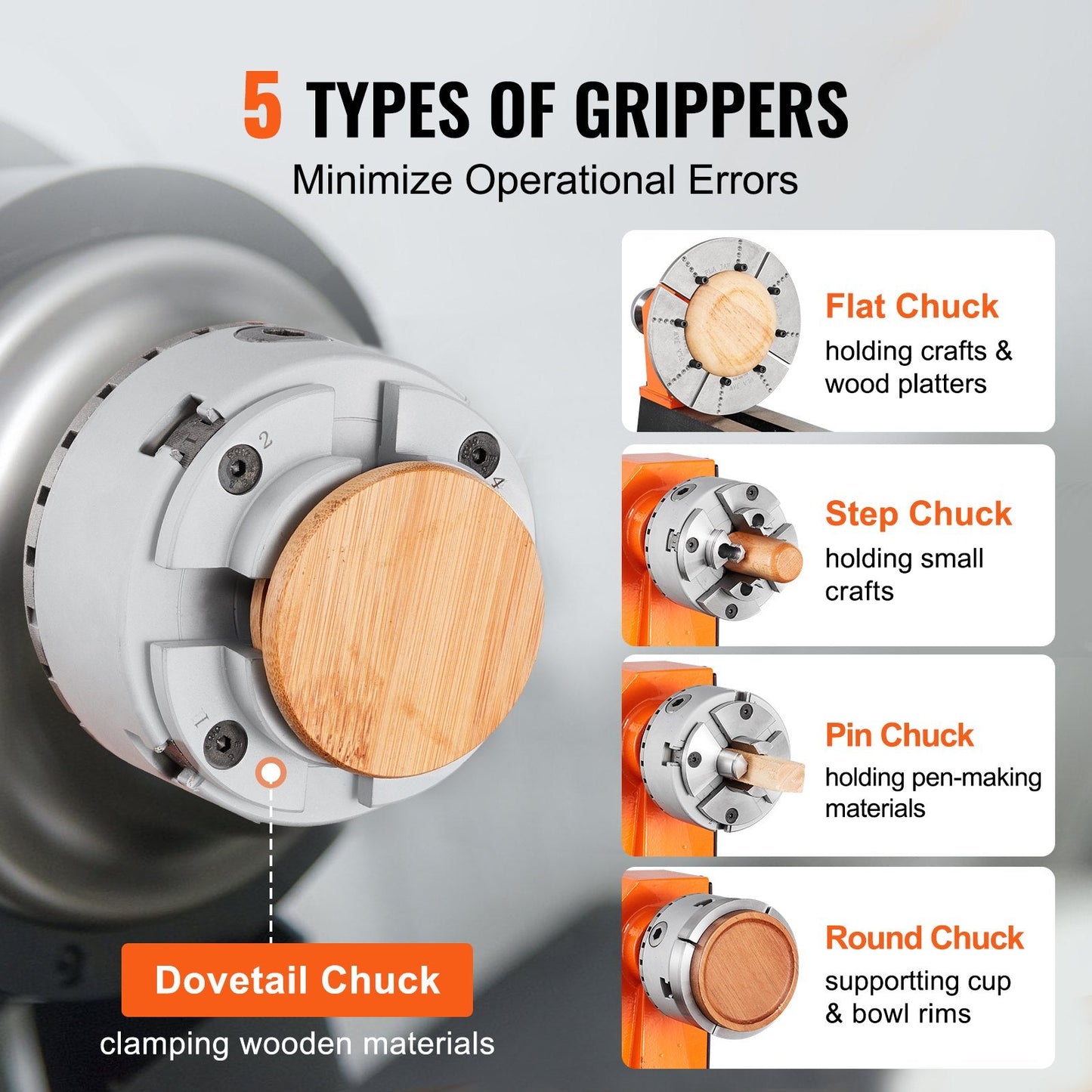 96 mm 4-Jaw Lathe Chuck, Self-Centering Tool for Precision Machining