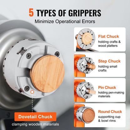 96 mm 4-Jaw Lathe Chuck, Self-Centering Tool for Precision Machining
