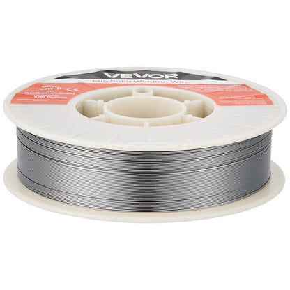 Flux Core MIG Welding Wire, E71T-11 0.8mm 4.5kg, Gasless Mild Steel Welding Wire with Low Spatter for All Position Arc Welding, Self-Shielded for Outdoor Use